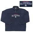 New York Yankees MLB Youth" Fleece Pullover Sweatshirt (Navy Blue)"