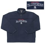 New York Yankees MLB Youth Fleece Pullover Sweatshirt (Navy Blue)