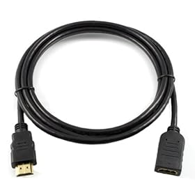 Waltzmart Premium 6FT High Speed HDMI Male to Female Extension Cable For LCD PS3 HDTV 1080P