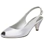 Dyeables Women's Carmen Pump,White,5 M US