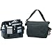 Messenger Briefcase Bag with Organizer, Black