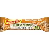 PowerBar Pure and Simple Energy Bars, Roasted Peanut Butter, 1.23-Ounce Bars, 15-count Box