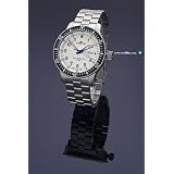 Fortis B-42 Diver Day Date Steel 42mm Watch - Opaline Dial, Stainless Steel Bracelet 648.10.12M by Fortis