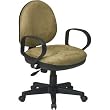 Contemporary Swivel Chair with Flex Back & Loop Arms In Sage Finish By Office Star
