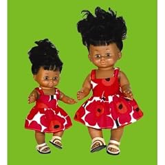 Petitcollin - Poup�e C�linette - 36 cm - Coquelicots - M�tis