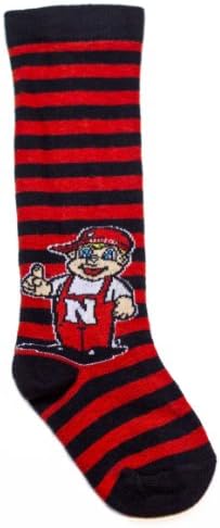 Toddler Knee High Socks -Nebraska Cornhuskers (fits shoe size 3-5)