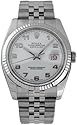 Rolex Oyster Perpetual Datejust Steel White Mens Watch 116234-63200