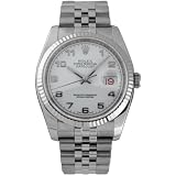 Rolex Oyster Perpetual Datejust Steel White Mens Watch 116234-63200 by Rolex