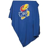 Logo Chair Kansas Jayhawks Sweatshirt Blanket