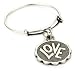 Alex and Ani "Bangle Bracelet Bar" Crazy Love Ring