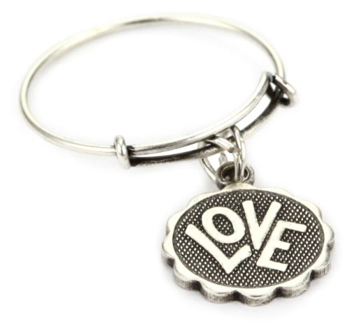 Alex and Ani Bangle Bracelet Bar Crazy Love Ring