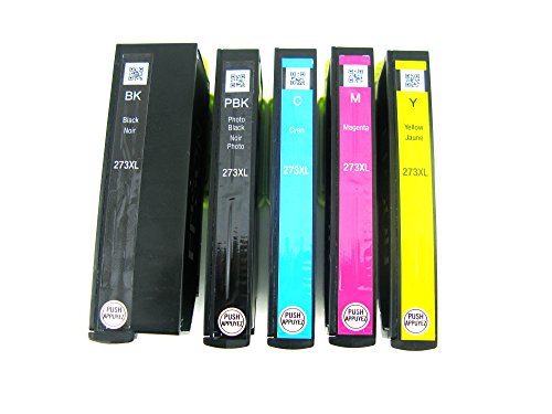 Genuine Epson 273XL Ink Cartridges 5 pack in Original Bulk Packaging for Epson Expression XP-820 Expression Premium 600 610 620 800 810