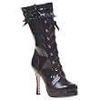 Leg Avenue Shoes Women's LA427-GRANNY 4" Mid Calf Fringe Boot