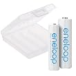 4er Pack Sanyo Eneloop Akkus Micro AAA Akku Batterien in hochwertigen Akkuboxen - NEUESTE VERSION