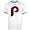 Majestic Philadelphia Phillies White Cooperstown Official Logo Ringer T-shirt (X-Large)