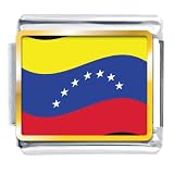 Venezuela Flag Photo Italian Charm