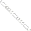 Sterling Silver 15mm Figaro Chain