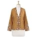 Ochre Bamboo Noil Silk Jacket (Petite, Tall & Misses Sizes XS-3X)