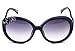 Outray Women's Designer Baroque Swirl Arms Oversized Sunglasses