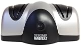 Designer Habitat - Electric Knife Sharpener Two Stage Sharpener - for Precision Grinding and Fine Honing Kitchen Knives