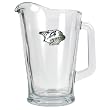 Nashville Predators 60oz Glass Pitcher - Primary Logo NHL Hockey