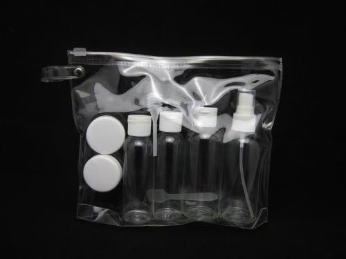Earlygreen 9pcs Travel Bottle Set in Soft Pvc Bag