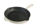 Le Creuset Cast Iron Round Grillit, Almond, 26 cm