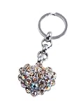 Produkt-Bild: GIFT COMPANY 72137 Glamour Heart Schl&uuml;sselanh&auml;nger silber topaz farbige Steine