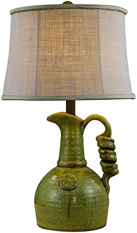 A Homestead Shoppe Waterloo Lime Ceramic Table Lamp