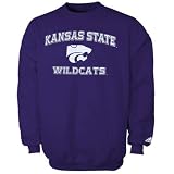 adidas Kansas State Wildcats Purple Stacked Sweatshirt