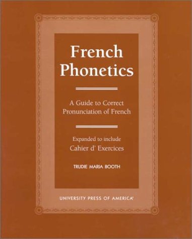 French Phonetics under Phonetics & Phonics in The Books Store