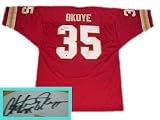 Christian Okoye Kansas City Chiefs Autographed Throwback Jersey