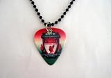 Beautiful Liverpool FC Bead Necklace with Pick Pendant