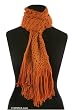 100% alpaca wool scarf, 'Carrot' 100% alpaca wool scarf, 'Carrot'