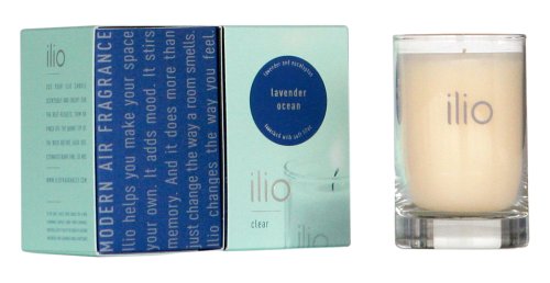 Ilio Modern Air Candles iC100, Lavender Ocean, 10.8-Ounce Candles (Pack of 6) by Ilio