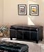 Brown Bycast Leatherette Ottoman Bench With Storage