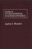 Studies in International Macroeconomics