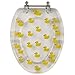 Read Magnolia Yellow Duckies Acrylic Resin Elongated Toilet Seat with Chrome Hinge Details Magnolia Yellow Duckies Acrylic Resin Elongated Toilet Seat with Chrome Hinge