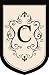Monogram Estate Size Flag - C