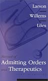 Books : Manual of Admitting Orders and Therapeutics