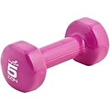 ZoN Pink Dumbbell, 5-Pound (Sold Individually)