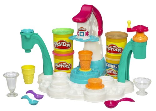 Childrens Toyshop  Toys : Play-Doh Magic Swirl Ice Cream Shoppe