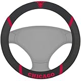 FANMATS NBA Chicago Bulls Polyester Steering Wheel Cover