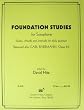 Foundation Studies for Saxophone