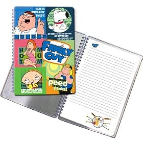 Family Guy Metal Bound Notebook by Rix