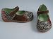 Oilily Linea Brown Teal Print Maryjane