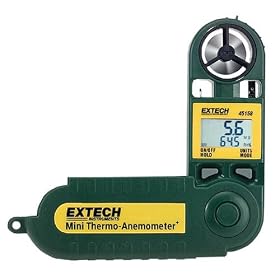 Extech 45158 Mini Waterproof Thermo Wind Anemometer and Humidity Meter