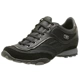 michelle K Women's Bucolic Sneaker,Black Leather,10 M