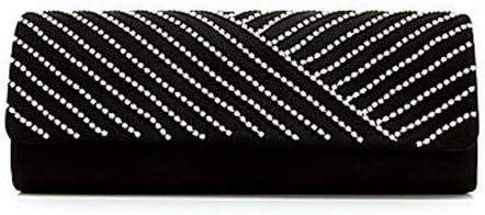 Kate Landry Sequin Flap Satin Clutch