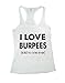 Womens Funny Gym Burnout Tank Top 